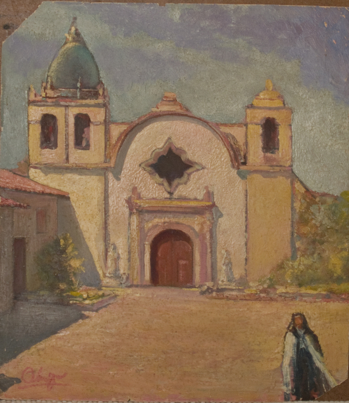 44 Chiesa messicana 26,5 X 30 - Cartone.jpg