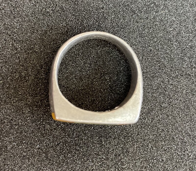 Silver aluminium ring (top)