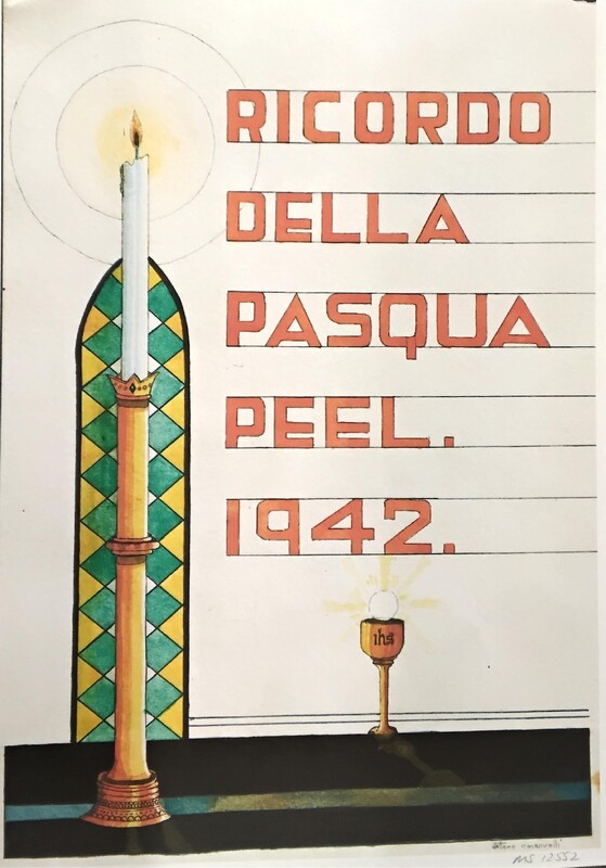 Ricordo della Pasqua Peel. 1942