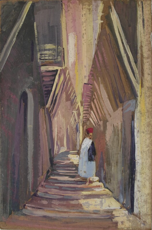 30 Strada nord africana 35,6 X 45,5 - Masonite.jpg