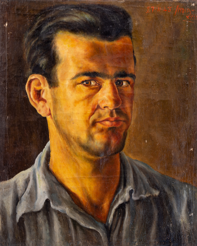 Vannucci, Self portrait front, India, 27111943 cm 38x40.jpg
