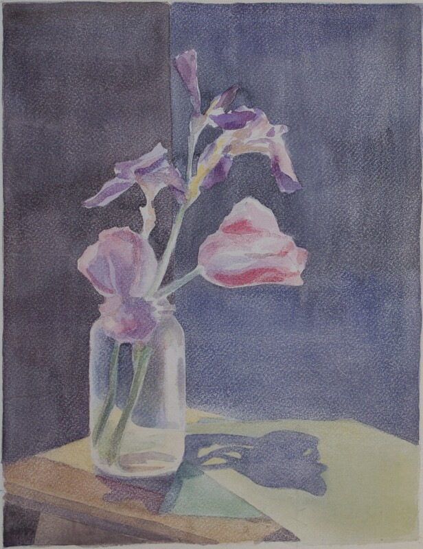 53 Vaso di fiori 31,4 X 41 - Tempera su carta.jpg