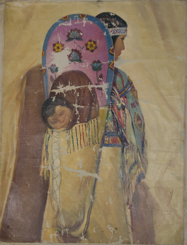 32 Indiana con bimbo 47 X 62 Tela.jpg