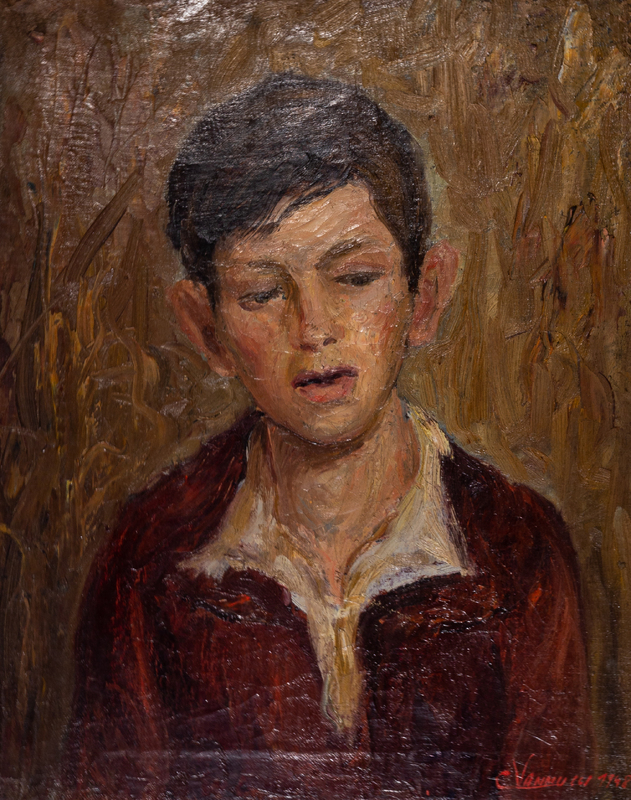 Vannucci, Portrait of my nephew Attilio, 1948. Oil on canvas, cm 38x48.jpg