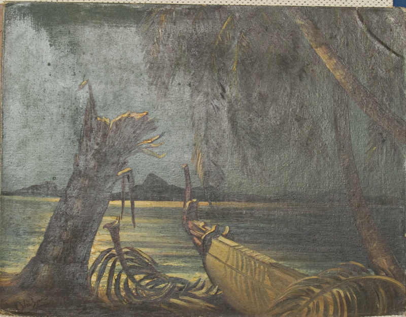 24 Laguna esotica al chiaro di luna 21 X 31 - Tela.jpg