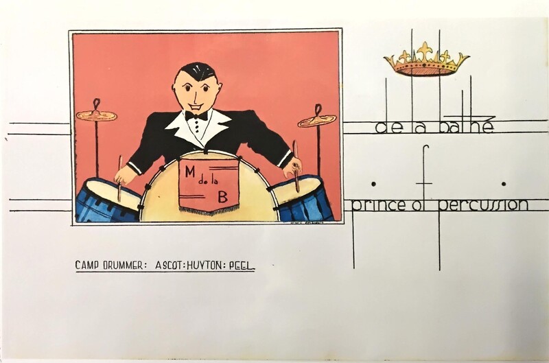 De la Bathe. Prince of Percussion. Camp Dummer. Ascot, Huyton, Peel