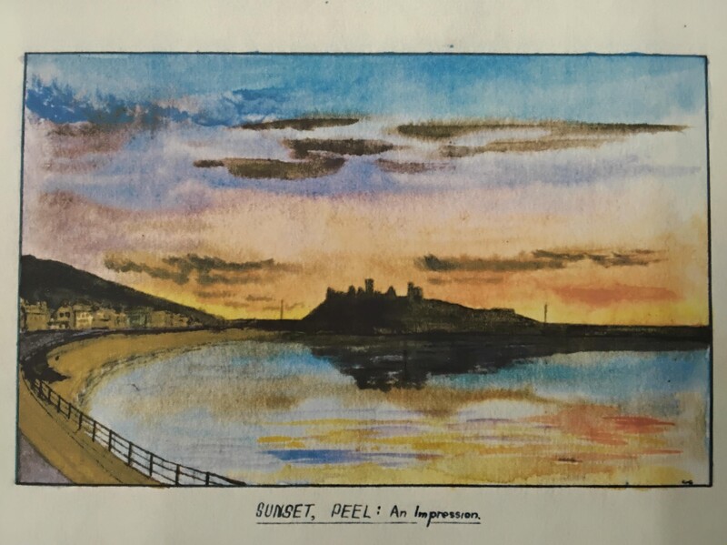 Sunset, Peel: An impression