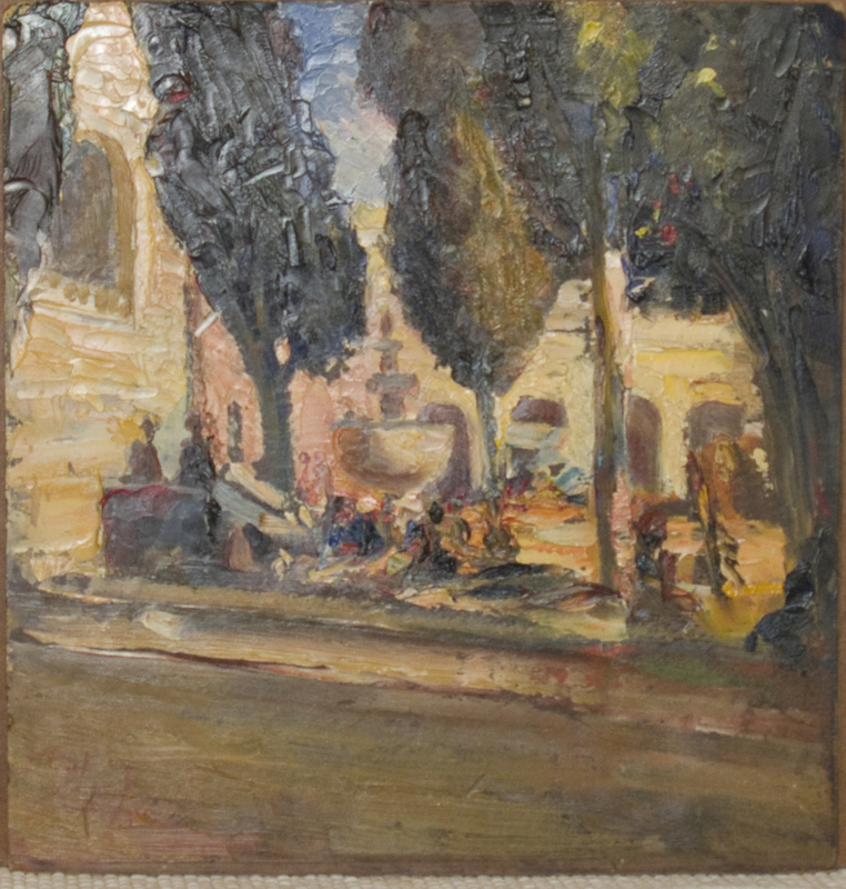 14 Piazza con fontana e alberi 24 X 25,2 _ Cartone.jpg