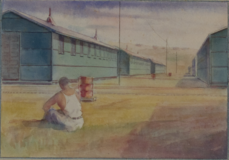 36 Uomo nel campo 23,8 X 16,6 - Tempera incollata su cartone.jpg