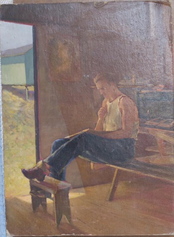 7 Prigioniero che riflette 30,3 X 41 - Cartone.jpg