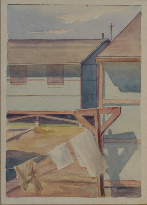 52 Bucato al sole nel campo 18 X 25,4 - Acquarello su carta.jpg